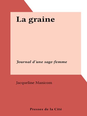 cover image of La graine